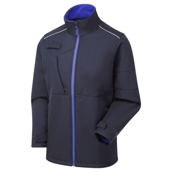 System Eco Work Mens Softshell Jacket Navy Royal Thumbnail
